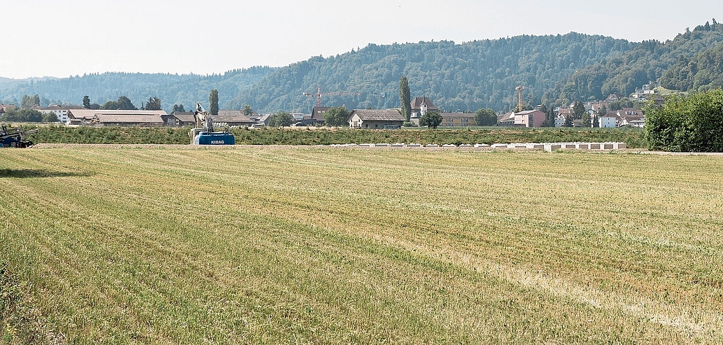 Kies für die Kasse: In den nächsten Jahren wird im Gebiet Länzertacher auf drei Parzellen Kies abgebaut.Foto: Peter Winkelmann Kies für die Kasse: In den nächsten Jahren wird im Gebiet Länzertacher auf drei Parzellen Kies abgebaut.Foto: Peter Winkelmann