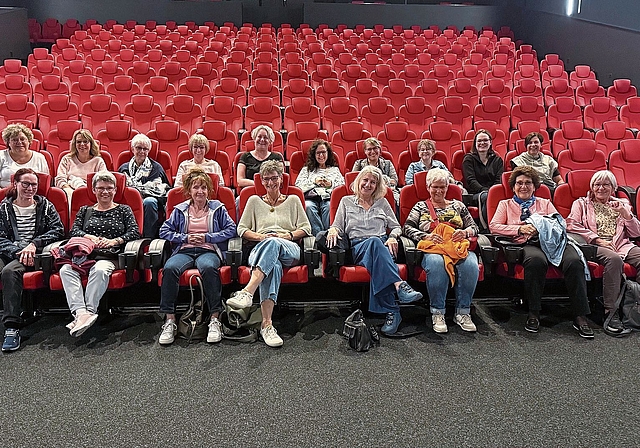 Die Frauen besuchten das Cinema 8 in Schöftland.Foto: zvg