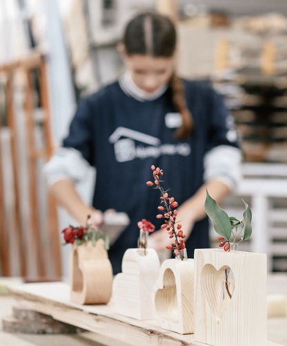 Am Ende entstanden schöne Vasen.Foto: Romi Schmid Am Ende entstanden schöne Vasen.Foto: Romi Schmid
