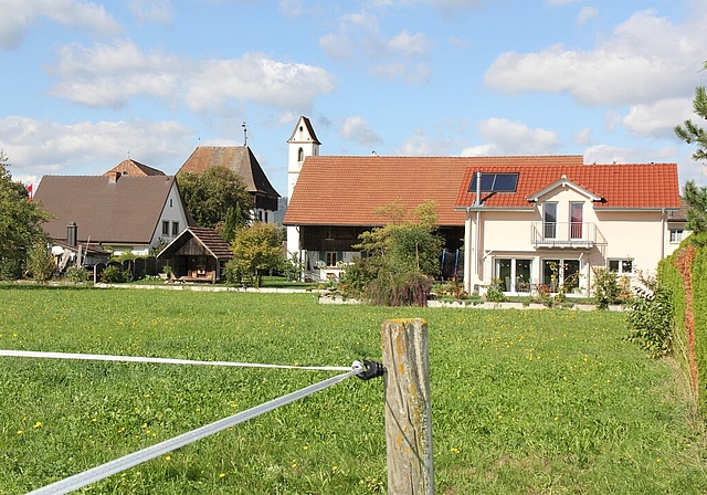 <em>Geplante Alterssiedlung</em>: Im Bild die künftige Aussicht für die Bewohner des «Sunnepark».Foto: Alfred Gassmann