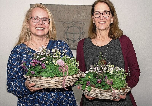 Freuen sich auf ihre neuen Aufgaben: Rita Eigensatz (links) und Michèle Andres. Foto: Peter Winkelmann