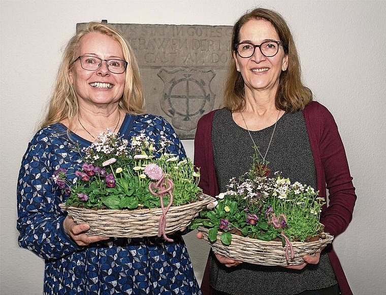 Freuen sich auf ihre neuen Aufgaben: Rita Eigensatz (links) und Michèle Andres. Foto: Peter Winkelmann