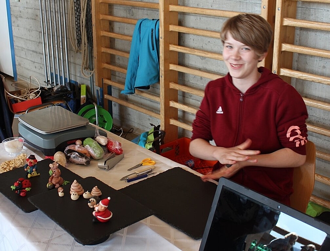 Süss: Tamaras Marzipanfiguren. Süss: Tamaras Marzipanfiguren.