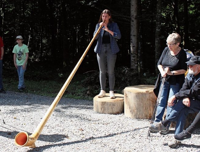 Musik zur Begrüssung.Foto: Alexander Studer