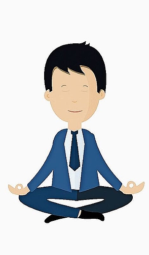 Gedanken zur Erleuchtung. Illustration: mky
