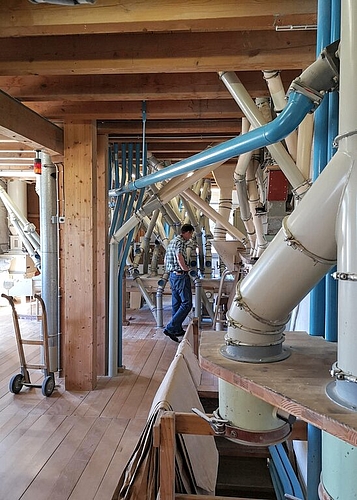 <em>Attraktion ganz in der Nähe:</em> Tag der offenen Tür in der Mühle am Mühlentag.
