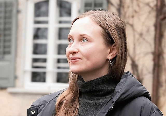 Als Artist in Residence in der Villa Sonnenberg zu Gast: Die Künstlerin Agnieszka Zagraba.Foto: Romi Schmid 