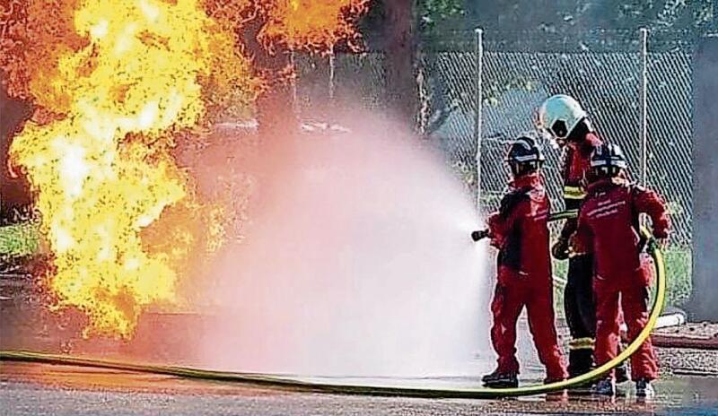 Zeigen am Samstag ihr Können: Mitglieder der Regio-Jugendfeuerwehr Lenzburg.Foto: zvg