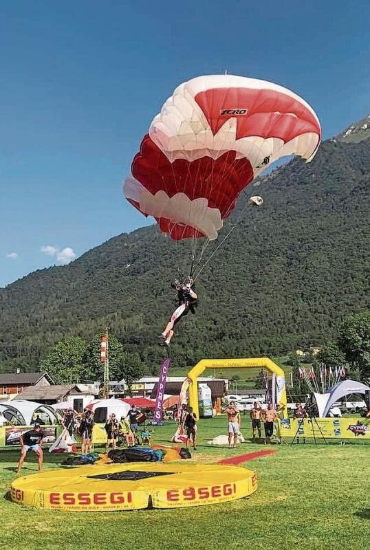 Punktlandung in Belluno.Foto: zvg