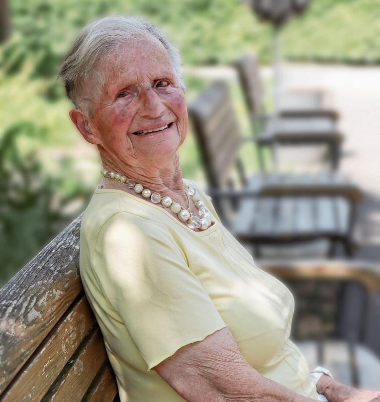 Frida Manz feiert heute ihren 100. Geburtstag.Foto: Romi Schmid