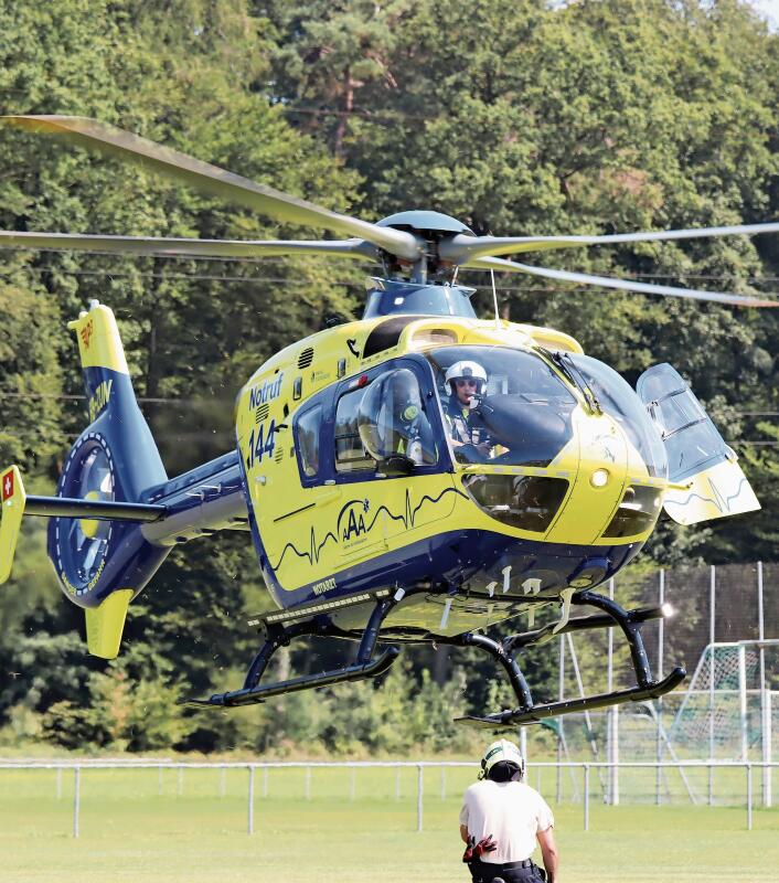 Highlight: Ein AAA-Helikopter.Foto: Romi Schmid