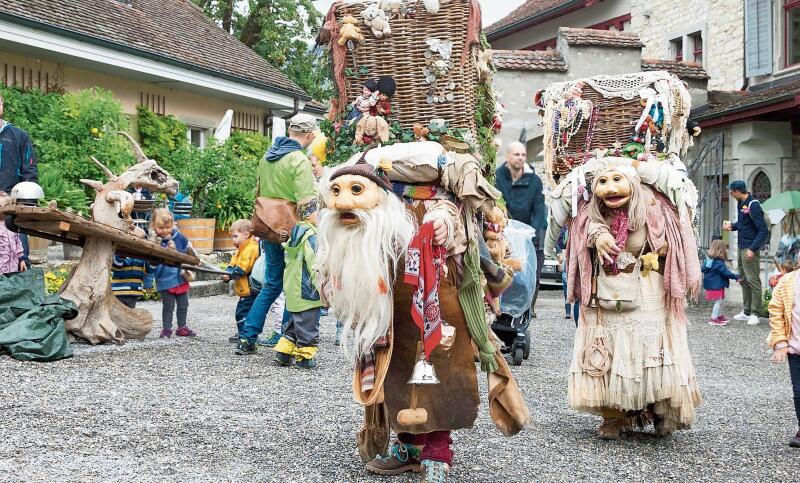 Klapperlapapp auf Schloss Wildegg: Ist immer wieder ein Erlebnis der besonderen Art. Foto: zvg