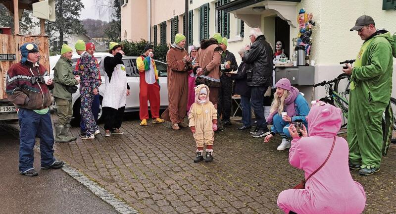 In Sarmenstorf hielten die Fasnachtsschreier Einzug.Foto: Verena Schmidtke