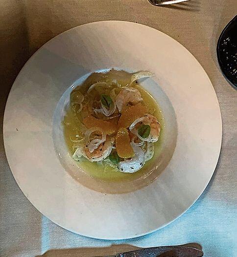 Crevetten-Fenchel-Carpaccio. Foto: rfb
