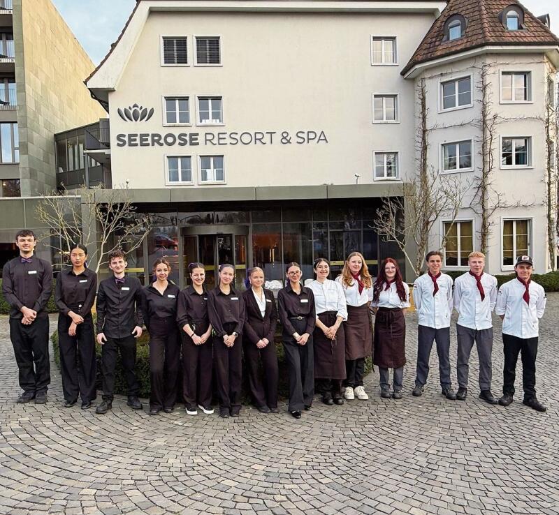 Die Lernenden sind am Ruder im «Cocon».Foto: zvg
