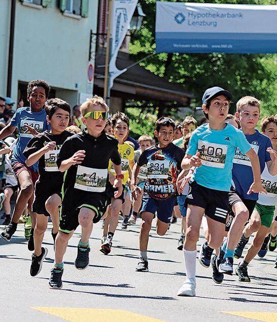 Auch die Schüler gaben Gas.Foto: Romi Schmid