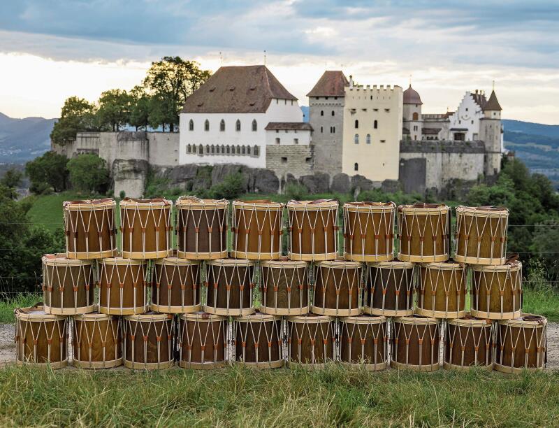 Ein seltener Anblick zurzeit: Trommeln, auf denen nicht geübt wird.Foto: Daniel Kühne