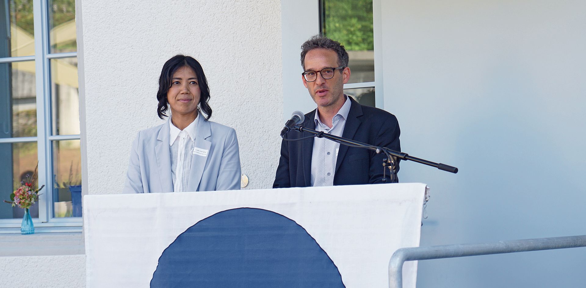 Betriebsleiterin Linda Impraphai und Projektleiter Remo Dobler.Foto: Rinaldo Feusi