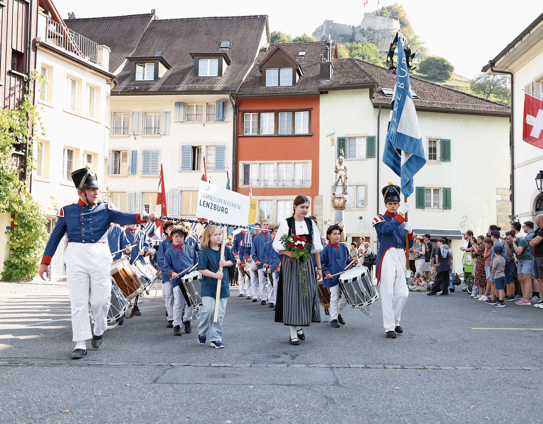 Der Festumzug fand am Sonntag bei bestem Wetter statt.