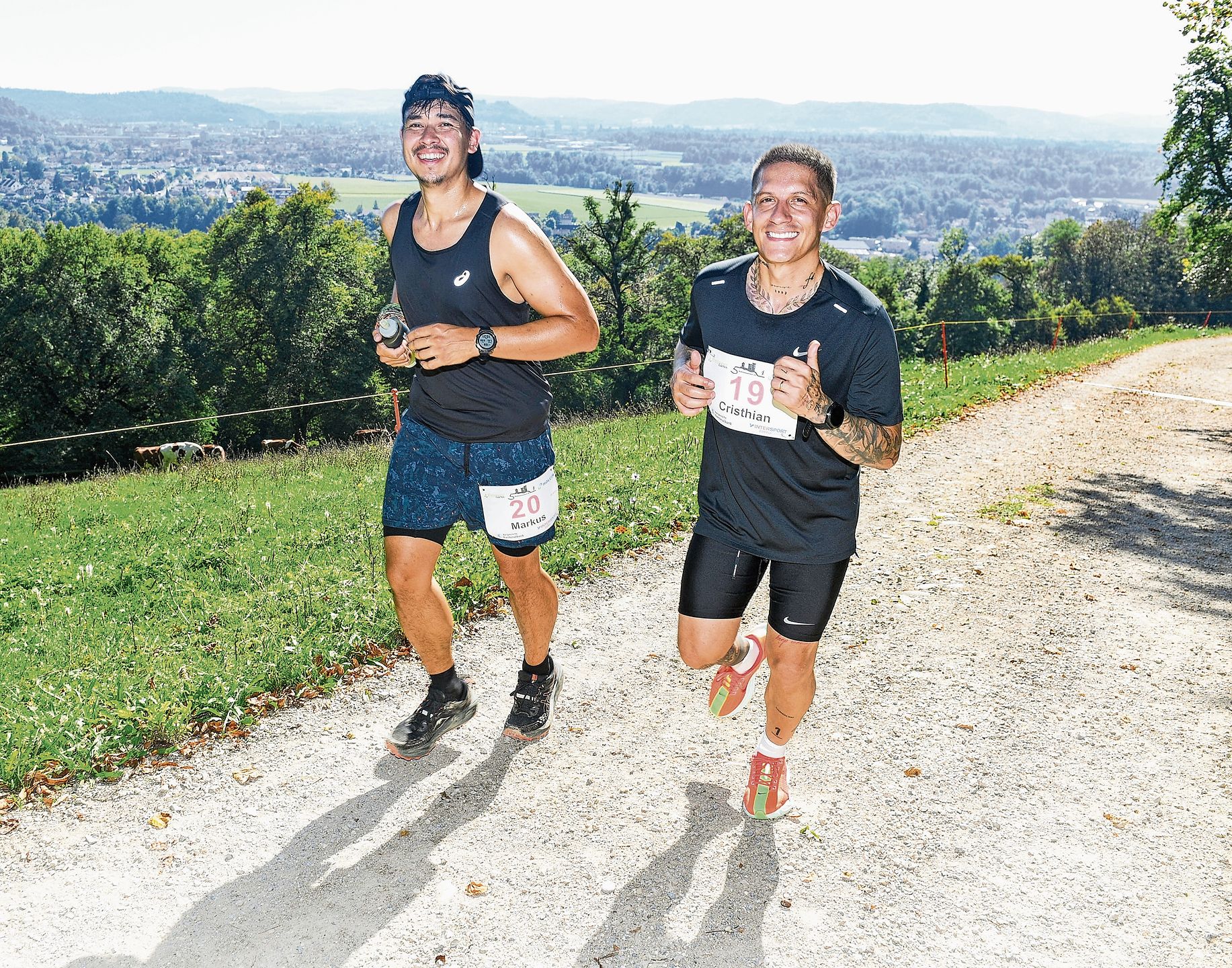 Gute Laune beim Aufstieg.Foto: zvg 