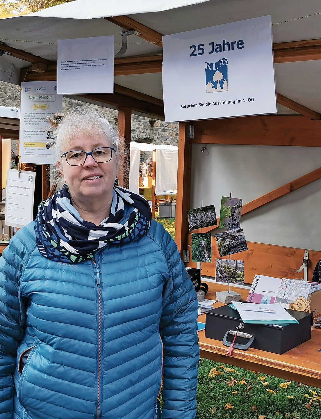 Gabi Lauper, Präsidentin der Stiftung KLAS, ist am Mostfest gern dabei.Foto: Verena Schmidtke