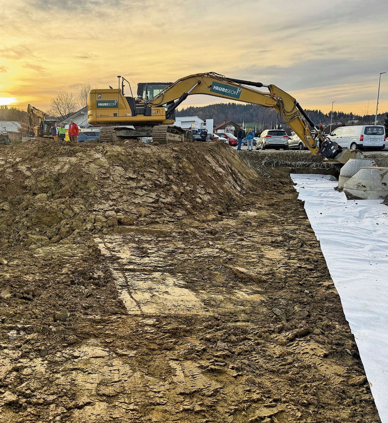 Blick auf die derzeitige Baustelle.Foto: AW