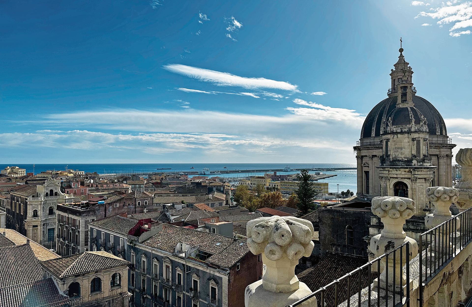 Aussicht über die barocke Altstadt von Catania.Foto: zvg 