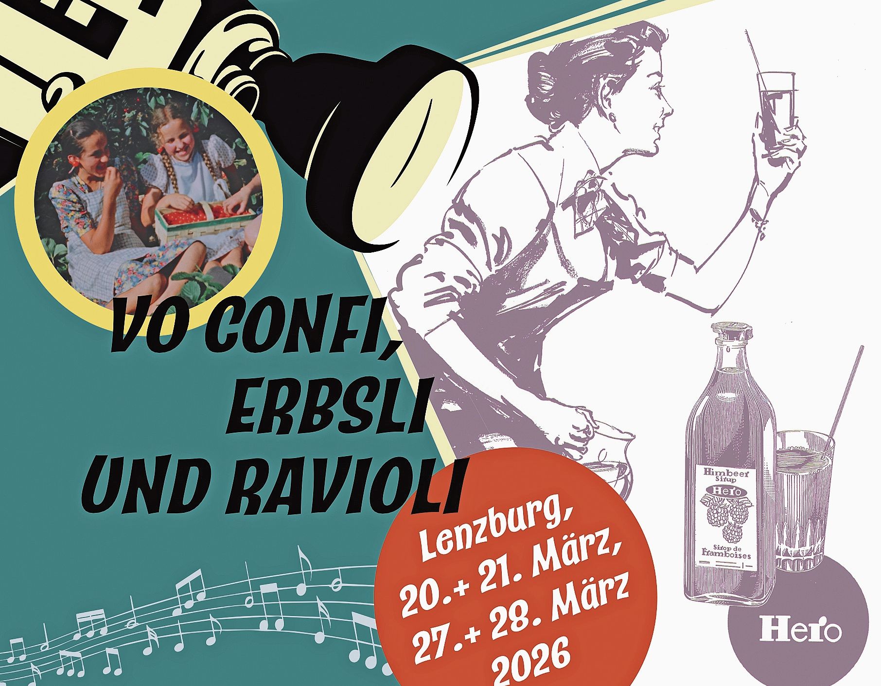 Ein köstlicher Schmaus mit Livemusik diesen März.Grafik: zvg