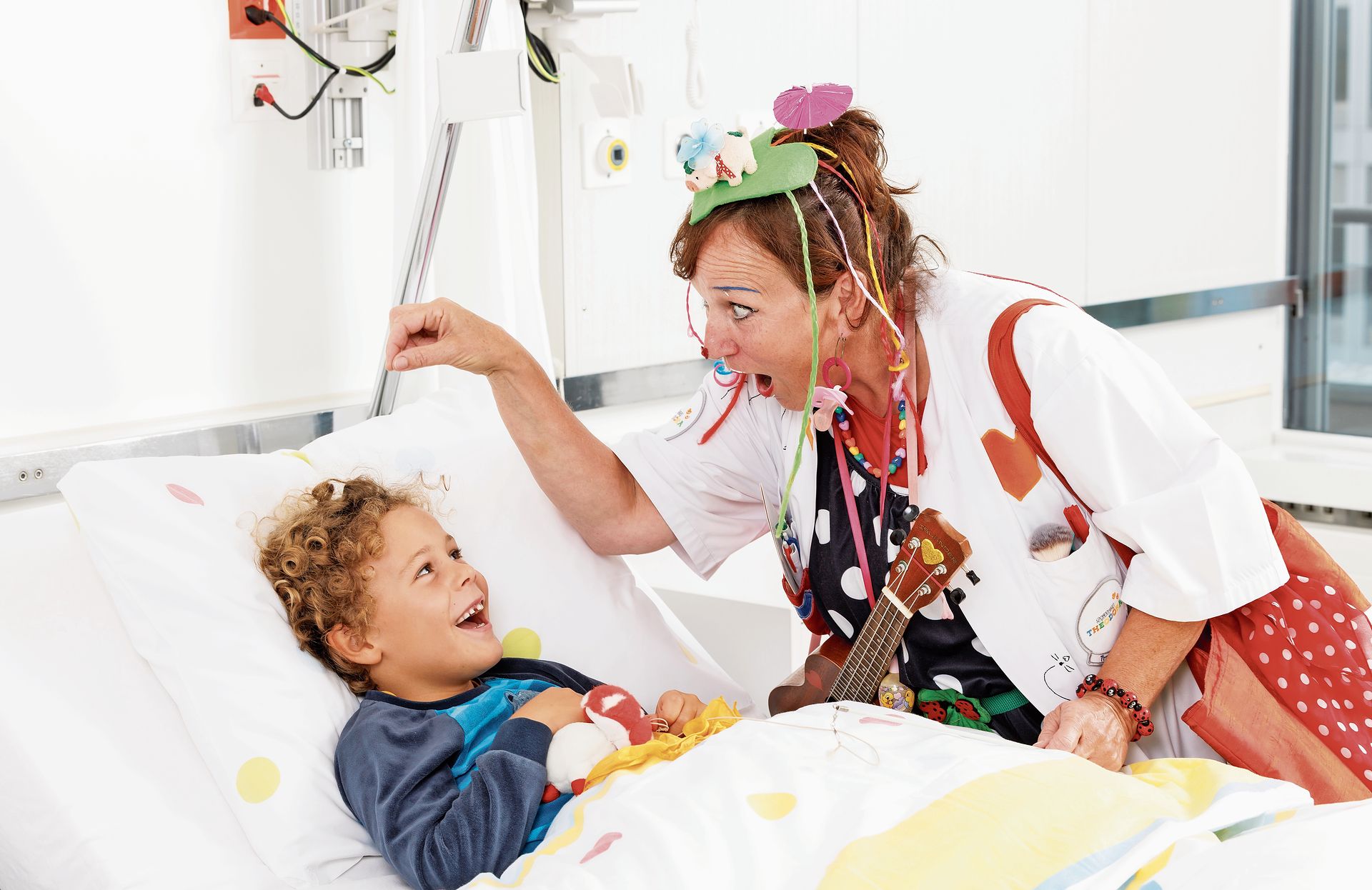 Die Traumdoktoren erleichtern den Kindern den Spitalaufenthalt.Foto: zvg