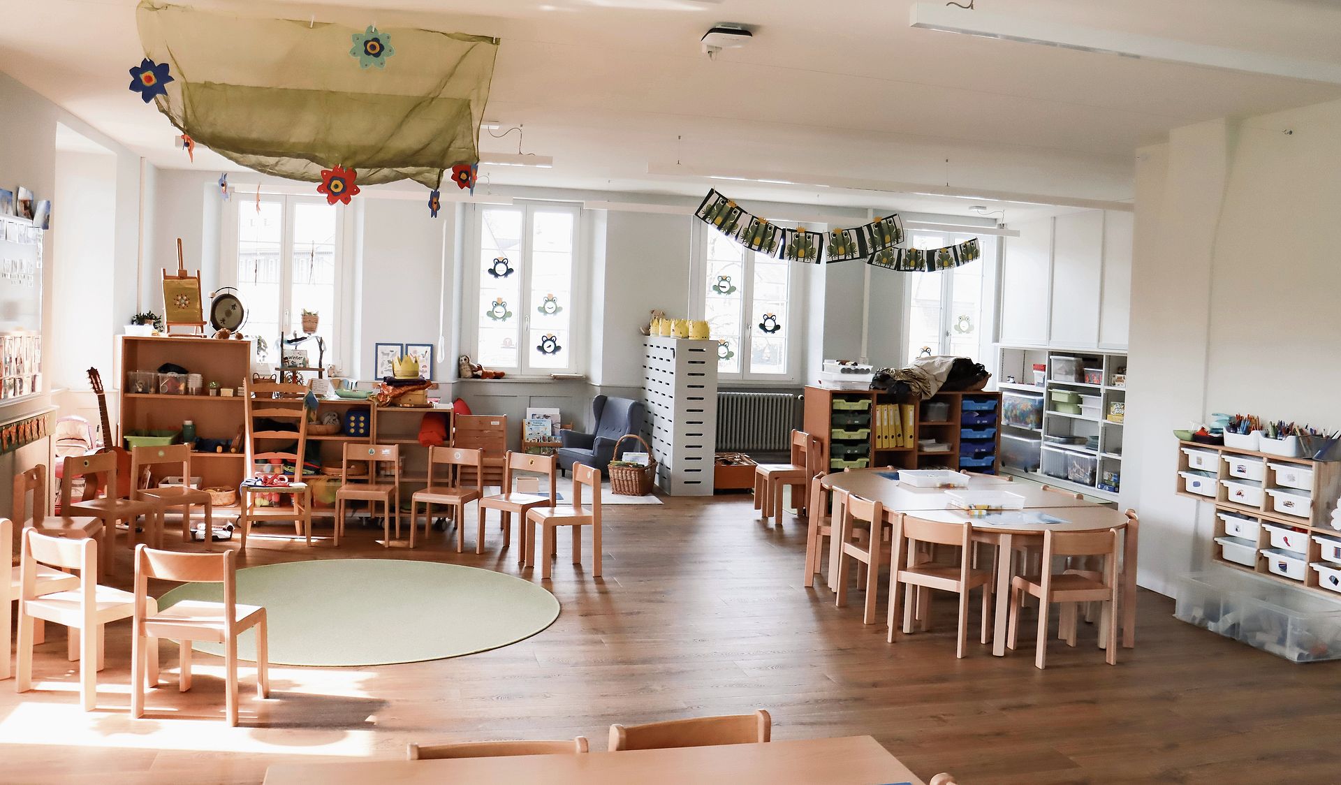 Der neu gestaltete Hauptraum im Kindergarten Dorf.Foto: Romi Schmid