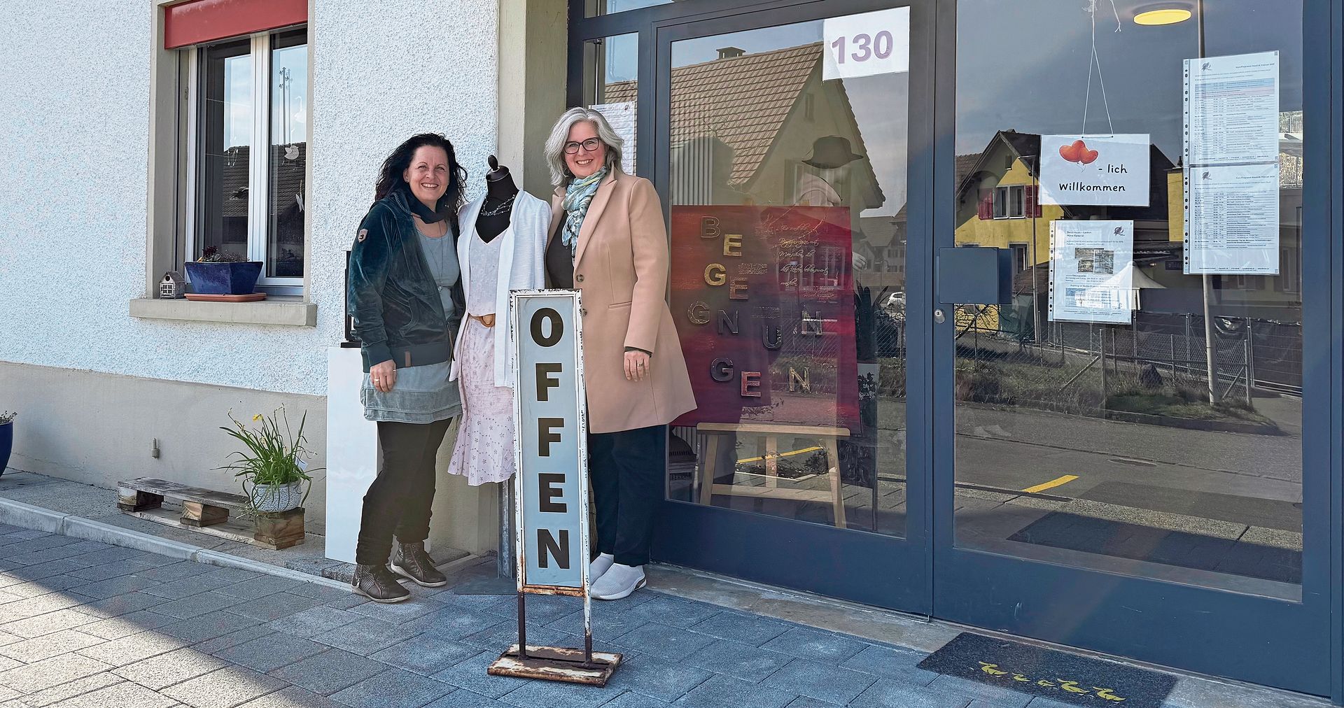 Martina Hertig und Sarah Deucher freuen sich auf die Geburtstagsfeier am 21. März.Foto: Verena Schmidtke