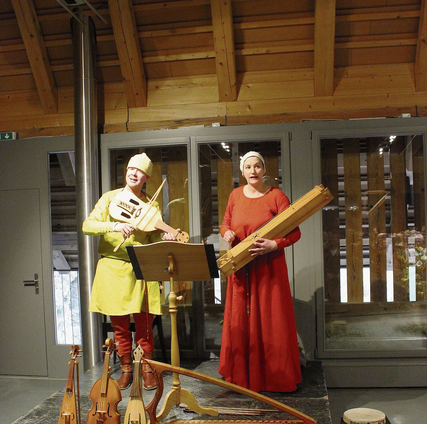 Mittelalter-Spiellüt.Foto: DHu