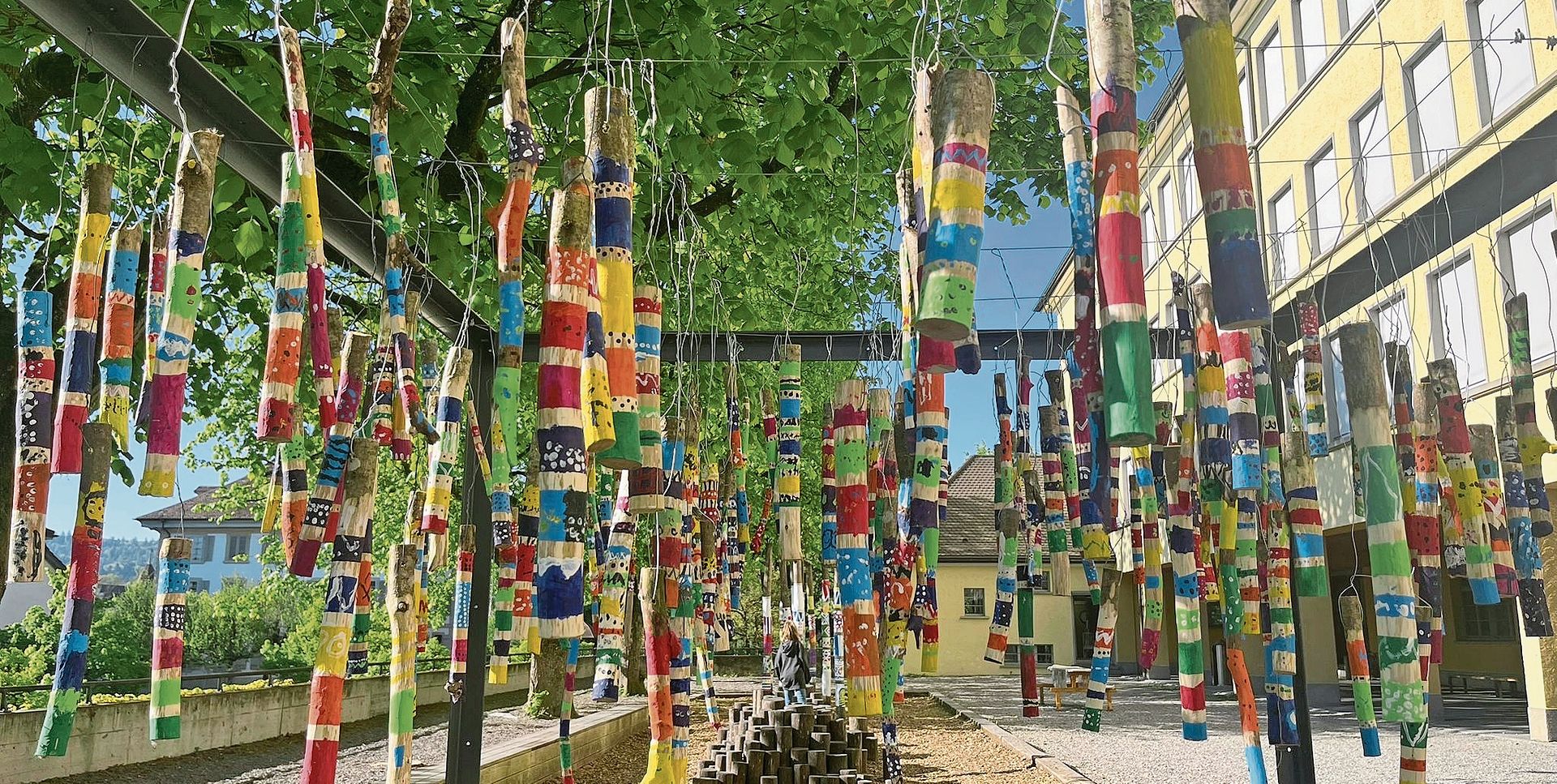 Mit viel Herzblut machten sich die Kinder an die Arbeit, die sie am Freitag stolz den Gästen präsentierten. Foto: zvg