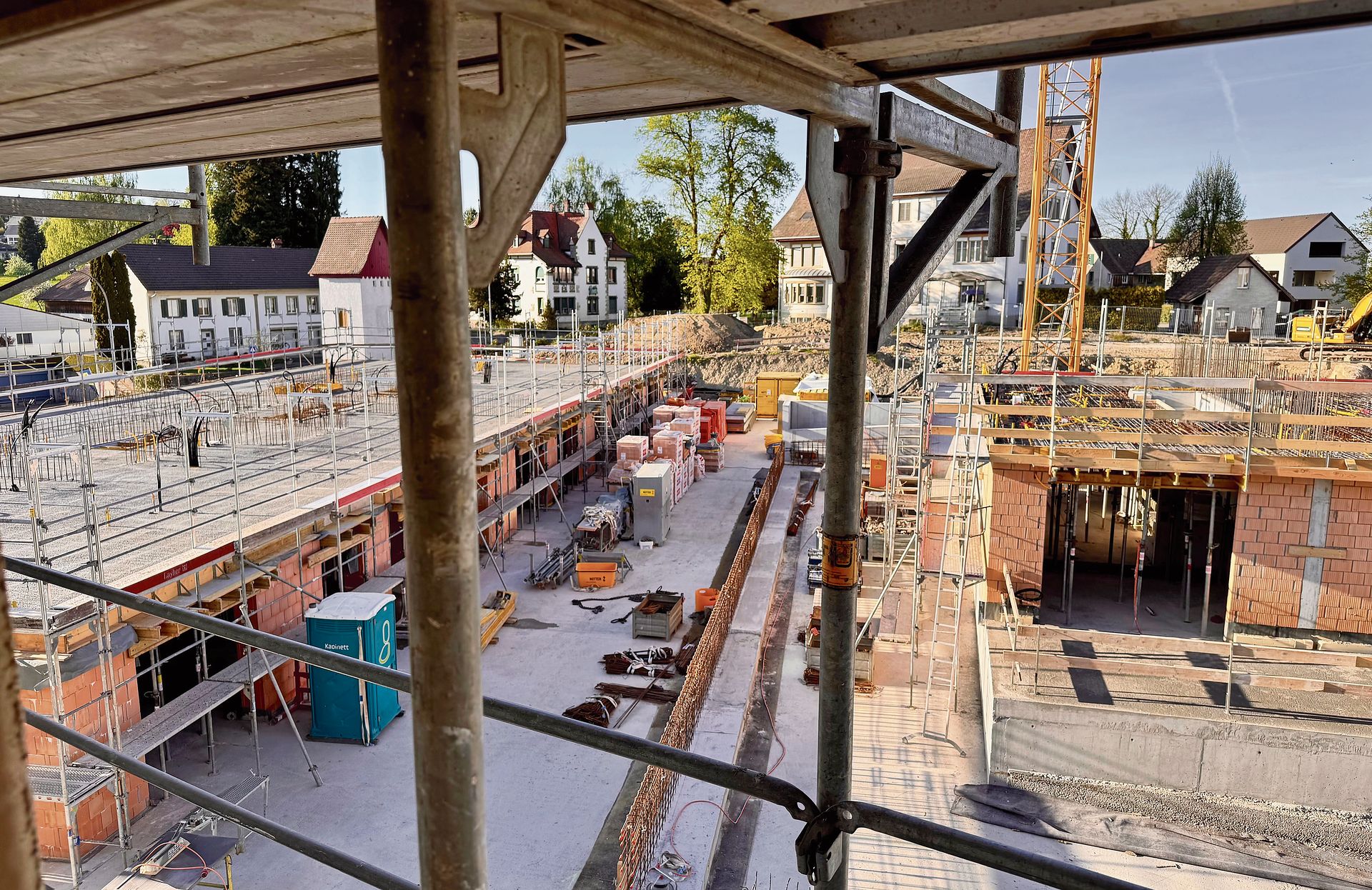 Architektur ist Lebensraum: Hier entsteht ein Bau für die Zukunft.Foto: Verena Schmidtke