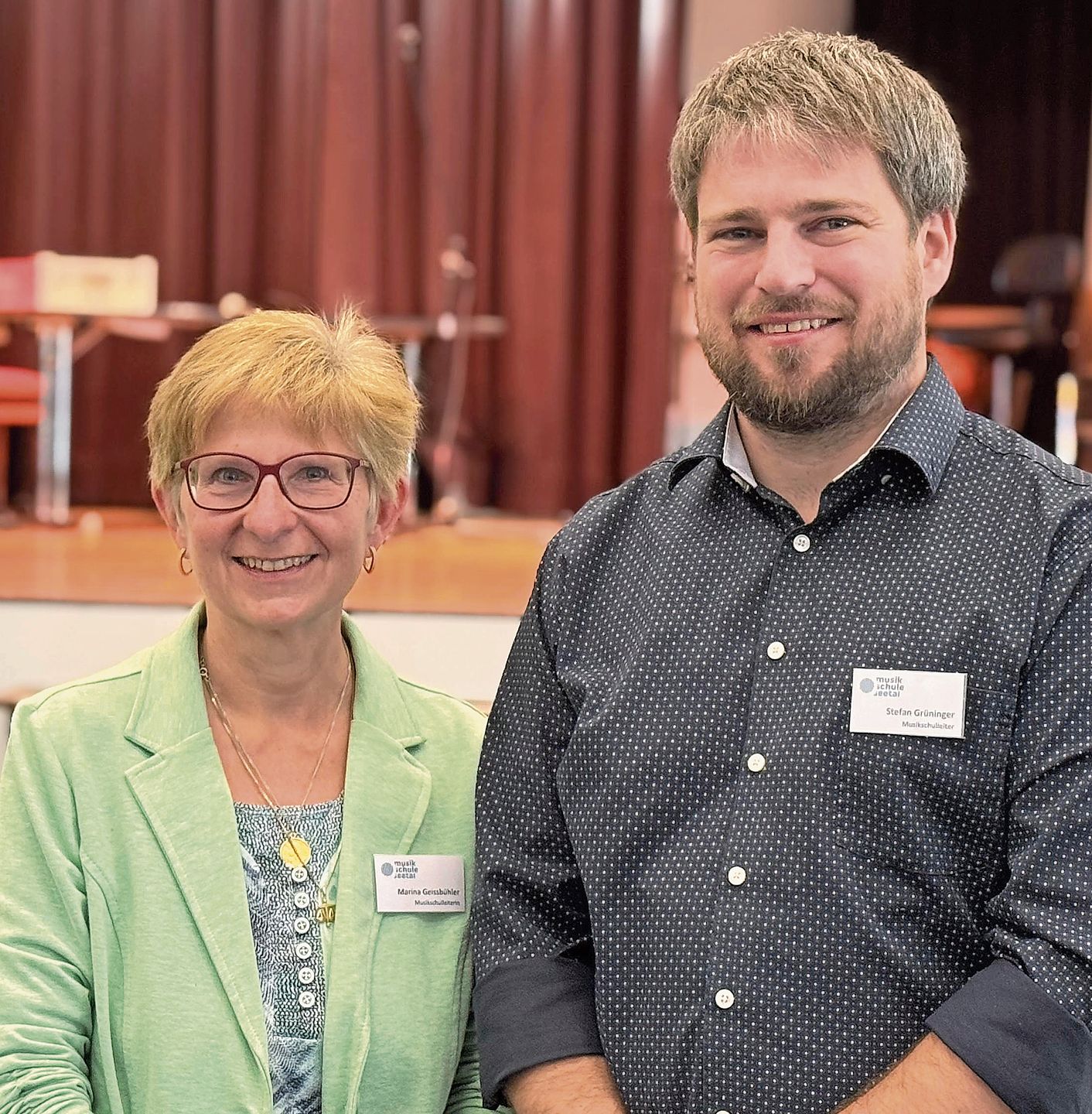 Marina Geissbühler und Stefan Grüninger leiten die KMS Seetal.Foto: Verena Schmidtke