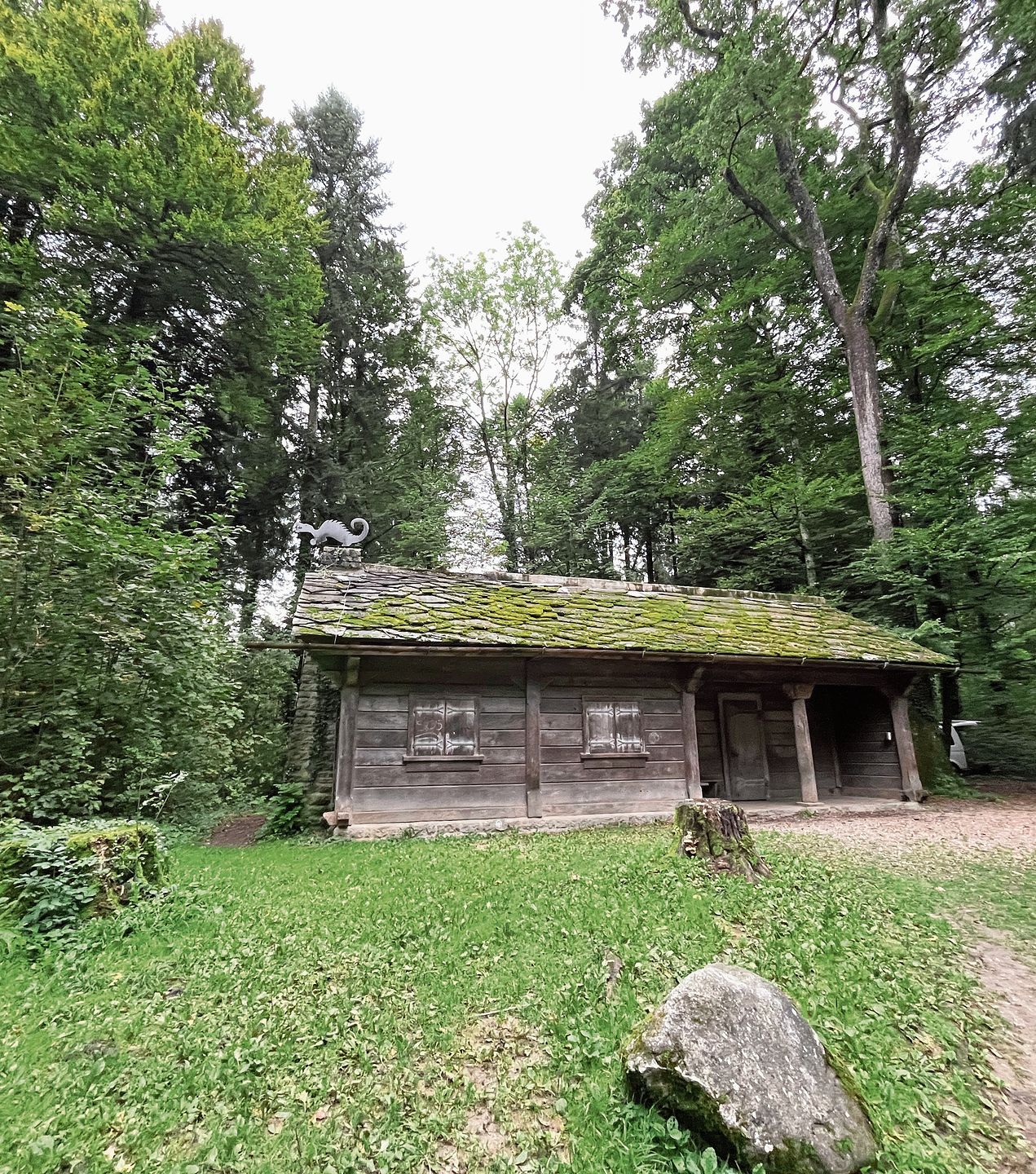 Die Waldhütte Römerstein.Foto: zvg