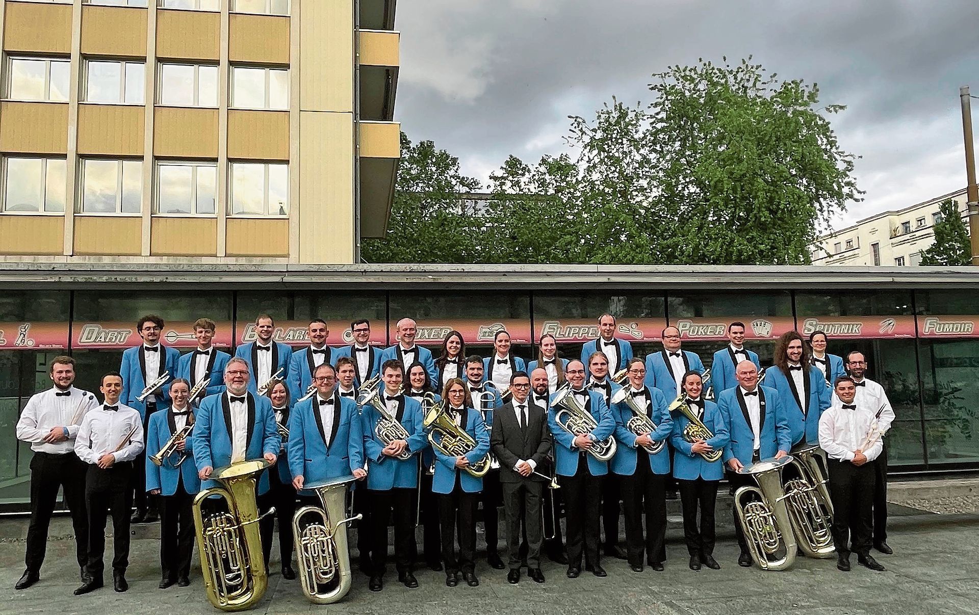 Ebenso erfolgreich waren die beiden Formationen der Brass-Band Imperial.Foto: zvg