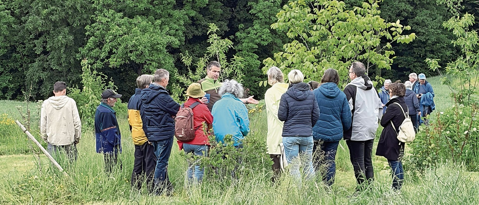 Auch eine Führung  fand an der Jubiläumsfeier statt.Foto: zvg