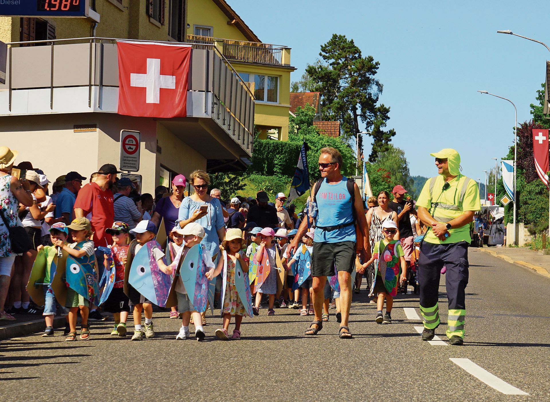 Der Umzug gehörte zu den grossen Highlights.Foto: Rinaldo Feusi