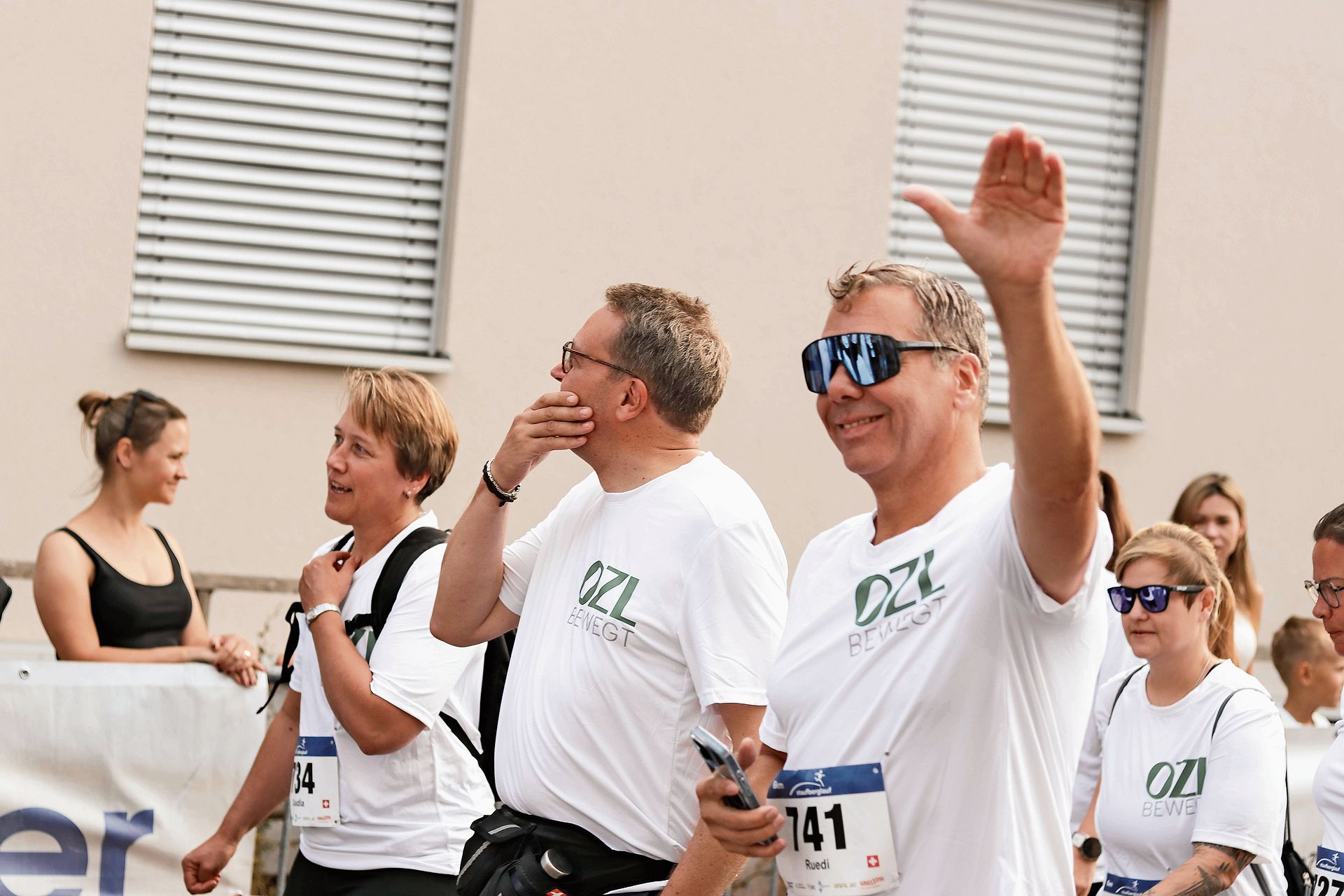 Auch Teilnehmer der Stiftung Orte zum Leben waren am Start.