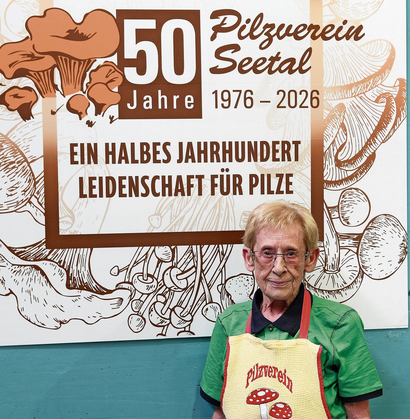 Trudi Siegrist ist seit über 40 Jahren Mitglied im Pilzverein Seetal.Foto: Andreas Walker