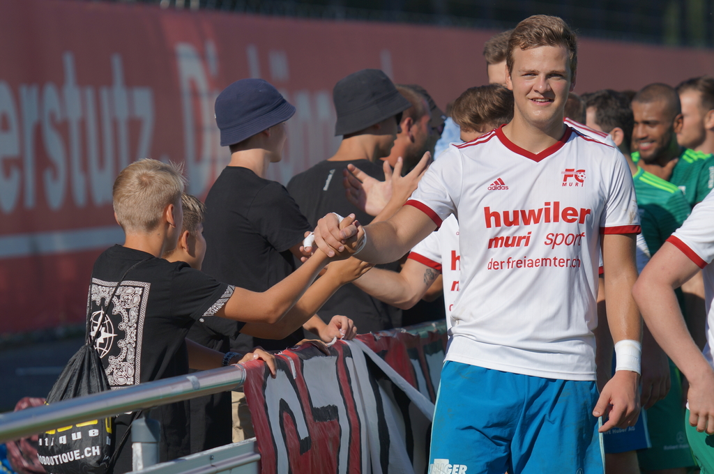 Kehrt nach Sarmenstorf zurück: Goalie Silvan Sigg, hier im Dress des FC Muri. Foto: Ruedi Burkart
