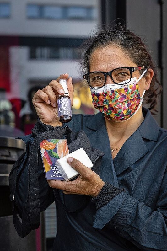 Bereit für Publikum: Sibylle Lichtensteiger, Leiterin Stapferhaus. Foto: Chris Iseli
