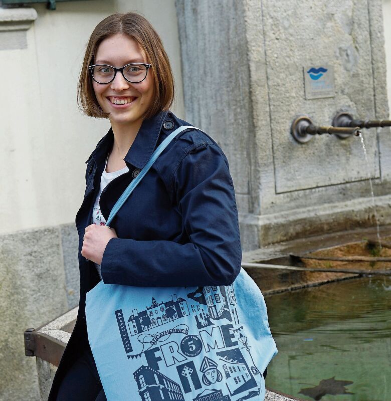 From Frome back home: Austauschschülerin Anja Hofstetter in Lenzburg. Foto: Romi Schmid