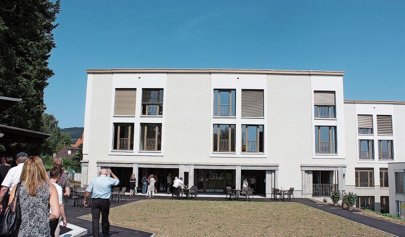 Klare Formen: Der nun eingeweihte Neubau der Stiftung Dankensberg. Foto: Alexander Studer
