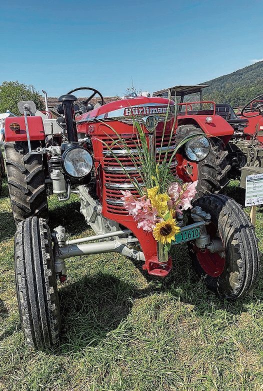 Jahrgang 1962: Der Hürlimann D120 erbringt eine Leistung von 65 PS. Foto: Hanny Dorer
