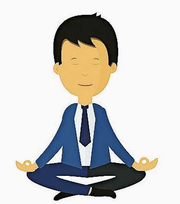 Gegen Einsamkeit: Meditation. Illustration: mky
