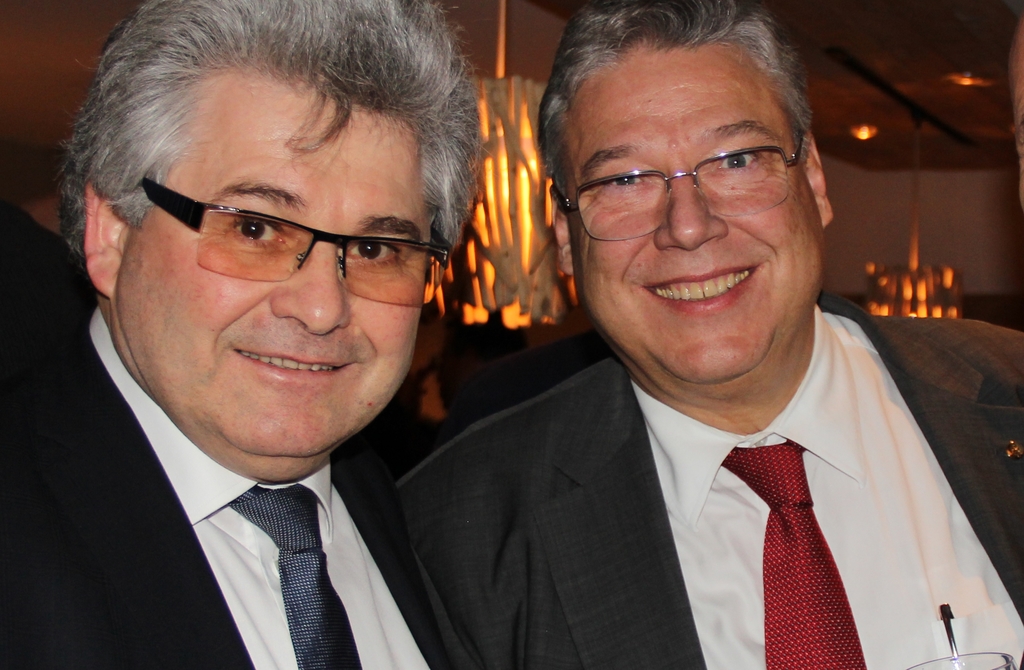 Locker drauf: Ständeratspräsident Ivo Bischofberger (AI) und Fraktionschef Filippo Lombardi (TI). Locker drauf: Ständeratspräsident Ivo Bischofberger (AI) und Fraktionschef Filippo Lombardi (TI).