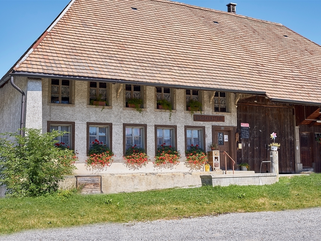 Chrosihus: Die Brocki ist im stattlichen Aargauerhaus untergebracht.