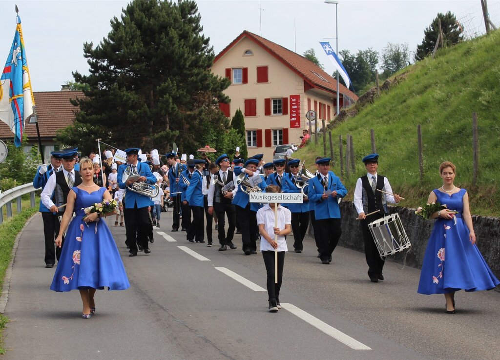 Führt den Umzug an: MG Egliswil.